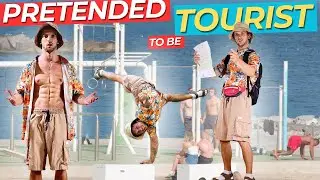 PRETENDED To be a Tourist | My First MUSCLE UP | PRANK #9