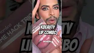 Korean Two Toned Lip Combo 👏🏽 #kbeauty #lipcombo #twotonedlip #lipcombo