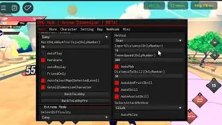 Anime Dimensions OP Script - [Auto Dodge, No Damage, Lucky Drop, Instant Kill Mob & Boss more]