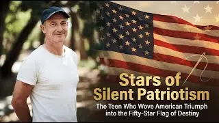 Stars of Silent Patriotism: The Teen Who Wove American Triumph into the Fifty-Star Flag of Destiny