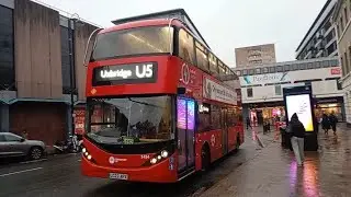 Bus Spotting in Uxbridge Transport UK Enviro400EV 3434 LG22APX Route U5 to Uxbridge