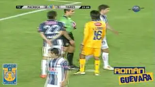 Pachuca vs Tigres UANL GOLAZO De Lucas Lobos Jornada 14 Apertura 2010 HD