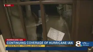 Tracking Hurricane Ian: Brittany Mueller reports live from John's Pass in Pinellas County Wednesday
