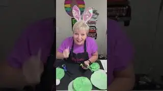 Made Faux Cabbages and Carrots for a little Garden