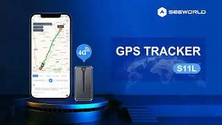 SEEWORLD | S11L Wireless Mini Asset 4G GPS Tracker, Strong Magnetic & 1100mAh Rechargeable Battery