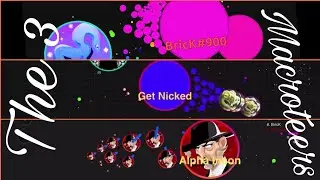 The 3 Macroteers(Nick&bull;Exy&bull;BricK)🔥BLOB.IO MACRO @NickOnBlob  @Kayde-u5x