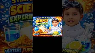 Color Change Experiment 🟡➡️🔴➡️🟡 #scienceexperiment #experiment #childdevelopment #ilayabharathi