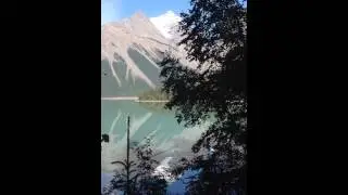 Hike to Kinney lake, on the berg lake trail, mount robson