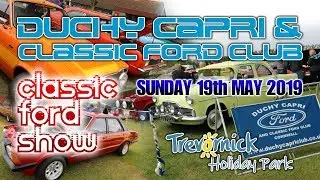 Duchy Capri and Classic Ford Club Classic Ford Show 2019 // 4k // 50fps //