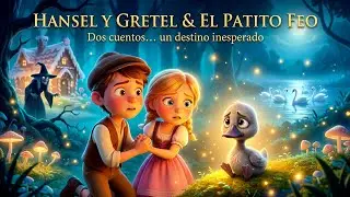 Hansel , Gretel y El Patito Feo juntos en una historia mágica✨🧁🦆❤️Cuentos de Hadas