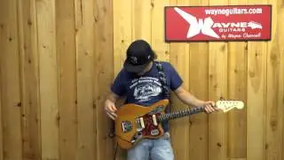 Fender Jaguar Vintage 1963 electric guitar For sale.