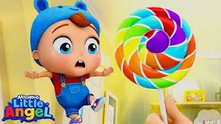Sticky Lollipop Trouble! 🍭😋| Little Angels Kids Cartoons/Songs & Nursery Rhymes
