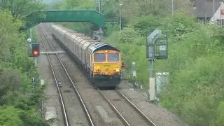 66788'Drax Immingham CT empty hta coal hoppers round East jn Knottingley 1'5'19