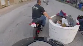 Honda Grom 125 nine circle wheelies sitdown