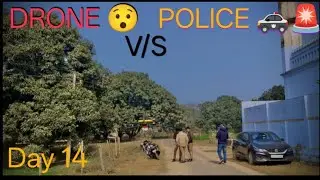 DRONE VS POLICE😯😯 🚨🚓 | Day 14/60 days challenge| Ritik | lucknow | Drone operations ❤️