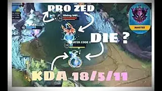 WILD RIFT MIAN EZREAL VS  PRO ZED IN A NORMAL GAME??