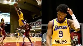 Bronny James IMPRESSES Again In Cleveland With INSANE Poster Dunk 🔥