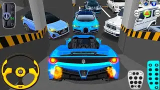 New Crashed Blue High Speed Car Parking in Garage - 3D Driving Class 2026 -  Android iOS Gameplay