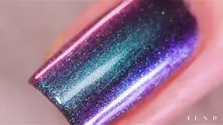 Swatch: Hush, Color Shift Ultra Chrome Nail Polish | ILNP