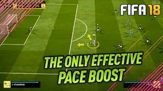 THE ONLY EFFECTIVE & WORKING PACE BOOST TECHNIQUE in FIFA 18 ULTIMATE TEAM! SPEED BOOST TUTORIAL