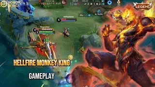 HOK: BEST FARMLAND HELL FIRE MONKEY KING-GAMEPLAY HONOR OF KINGS🔥