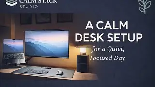 A Calm Desk Setup, for a Quiet, Focused Day