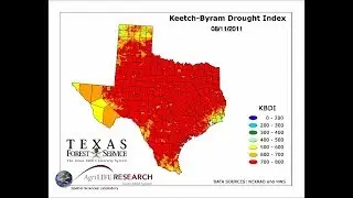 The Keetch-Byram Drought Index from 2005-2018