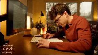 5-HOUR | Study With Me | Two breaks, No music, Deep work