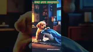 Dog and Dolphin in Fish Cook #dogs #shortvideo #entertainment #ai #cats #cookingchannel