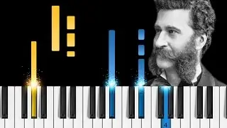 Johann Strauss - The Blue Danube - Piano Tutorial - Waltz Op. 314