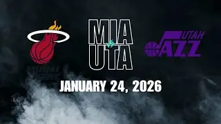 Miami Heat vs Utah Jazz Full Game Highlights &ndash; January 24, 2026 | NBA 2025-2026