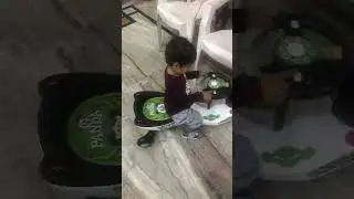 First time my little prince ride a scooter 🤩#cutebaby #viralvideo #song #trending #love #brother