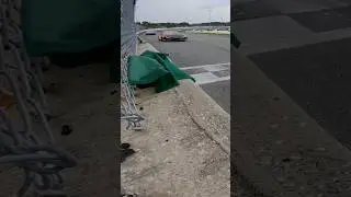 Flagger Drops Flag on Track (Complete Clip) 🏎️🏁 New Smyrna #StockCar #Racing #Shorts