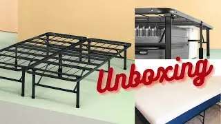 Unboxing Zinus Bed Frame Queen Size