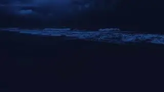 Gentle Ocean Waves at Night | Seamless Loop Beach Sounds for Deep Sleep, Relaxation, Insomnia Relief