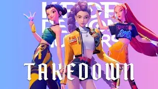 KPop Demon Hunters Huntrix - Live Action - TAKEDOWN (Official Music Video)