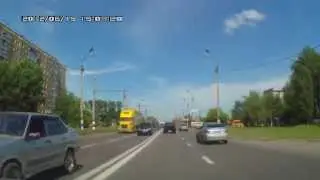 ВАЗ 2107 едет по встречной 80-90 км/ч. Нижний Новгород