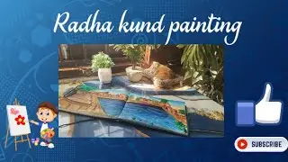 Radha kund painting 🎨😍.      #painting #art #traditionalpainting 