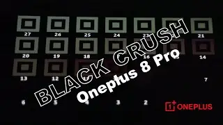 Oneplus 8 Pro Black Crush - Screen Quality: Grayscale at different brightness levels