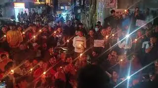 Protest in mukherjee nagar against patna police brutality on innocent students #bpsc#bpsc70th#viral