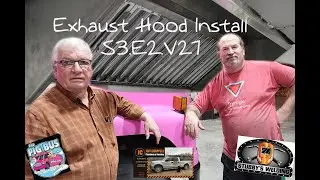 Pig Bus Exhaust Hood and Gas Line Install