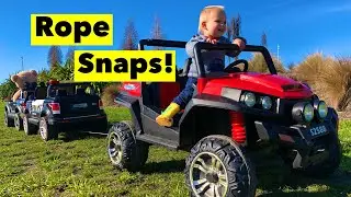Too much power? (Power wheels challenge!)