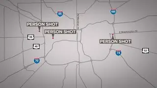 IMPD investigates 3 Friday night shootings around Indianapolis