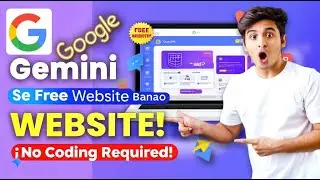 😱 Google Gemini Se Free Website Kaise Banaye? No Coding Required! | Technical Miyanji