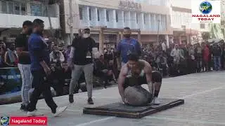 200kg Naga Stone lift by a strongman during International Hornbill Festival finally revealed.