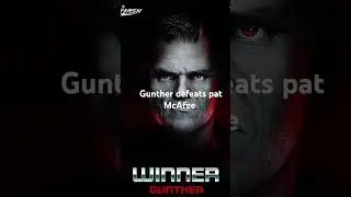 Gunther defeats pat McAfee what a performance by pat #patmcafeeshow #wwebacklash #wwe @WWE