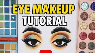 Wedding & Party wear Eye Makeup Tutorial | Step by step eye makeup | Easy eye makeup for girls