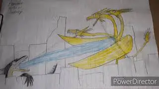 All my Godzilla Drawings (Mostly King Ghidorah)