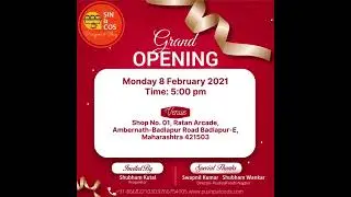 Grand Opening In Badalapur Mumbai New Franchise Outlet Opening Sin&Cos PushpaFoods Nagpur Coming
