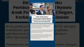 Anak Politikus PKS Sempat Melawan Depak Kemaluan Pelaku Pembunuhan sebelum Tewas Ditikam di Cilegon